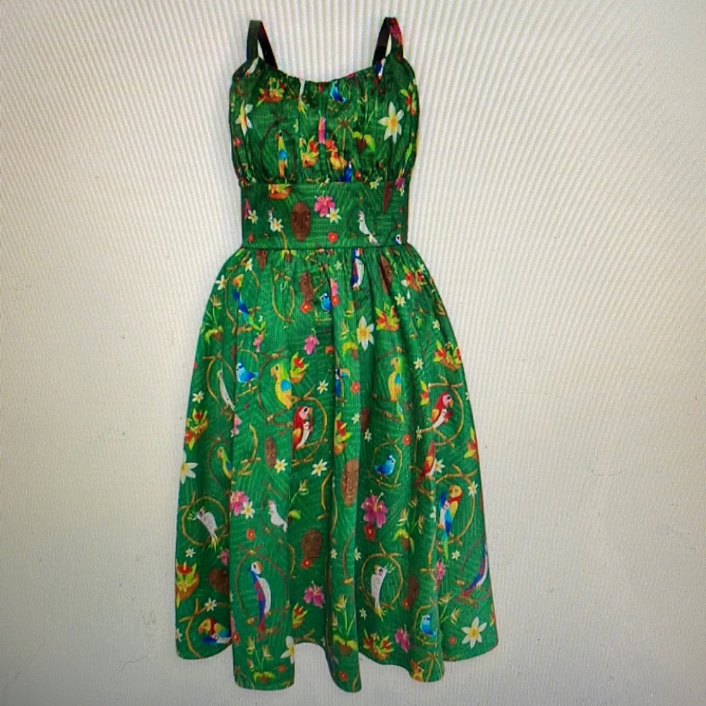 [SOLD] Rare/discontinued Enchanted Tiki Room Sundress Disney Park Original L